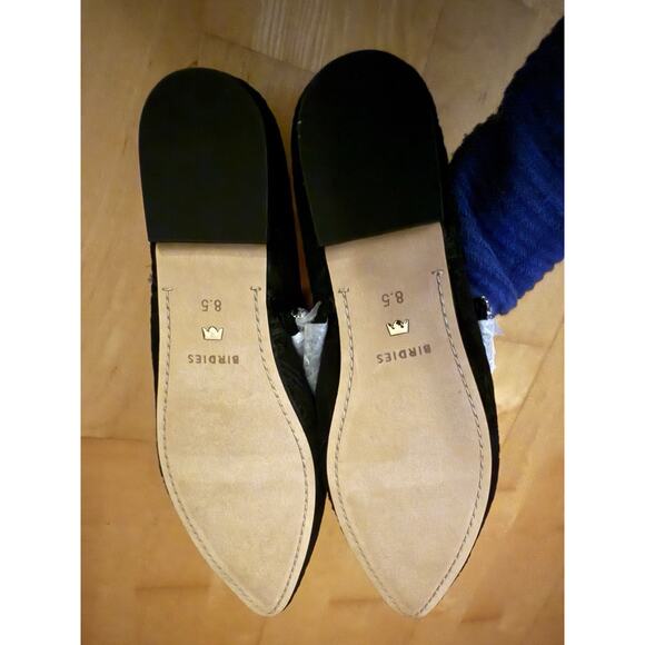 NWT Birdies Goldfinch Black Silver Crystal Embellished Maryjanes Holiday 8.5 - Picture 5 of 5